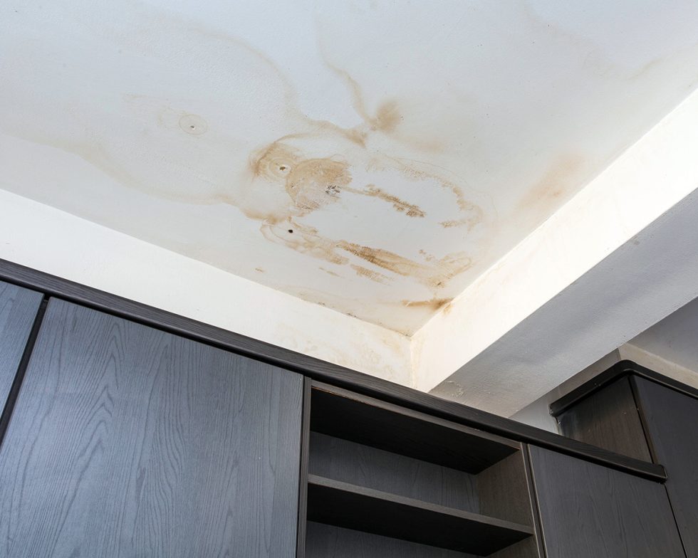 Common causes of roof leaks